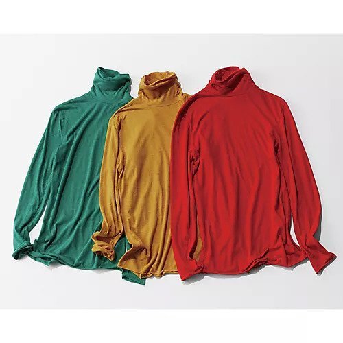 【トゥエルブクローゼット/12closet】の【洗える】コットンカシミヤタートルカットソー 人気、トレンドファッション・服の通販 founy(ファニー) 　ファッション　Fashion　レディースファッション　Fashion for Women　トップス・カットソー　Cut & Sew Tops　カットソー・ベーシックTシャツ　Cut-and-Sewn Tops / Stretch Tees & Basics　おすすめ　Recommended / Our Picks　なめらか　Smooth, Silky Texture　カットソー　Cut and Sewn Top　キャミソール　Camisole, Spaghetti Strap Top　タートルネック　Turtleneck, High Neck　ビビッド　Vivid, Bright Tone　洗える　Machine Washable　other-2|ID: prp329100002645407 ipo3291000000035675106