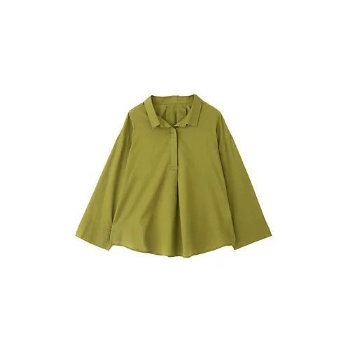 【ヒューマンウーマン/HUMAN WOMAN】のボタニカルダイブラウス 人気、トレンドファッション・服の通販 founy(ファニー) 　ファッション　Fashion　レディースファッション　WOMEN　トップス・カットソー　Tops/Tshirt　シャツ/ブラウス　Shirts/Blouses　おすすめ　Recommend　スキッパー　Skipper　スタンダード　Standard　バランス　Balance　ベーシック　Basic　ボトム　Bottom　other-3|ID: prp329100002649607 ipo3291000000031264566
