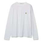 【メゾン キツネ/MAISON KITSUNE】のFOX HEAD PATCH REGULAR LONG-SLEEVED TEE-SHIRT WHITE|ID: prp329100002663635 ipo3291000000027523533