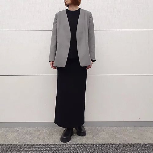 【エムセブンデイズ/M7days】のノーカラージャケット 人気、トレンドファッション・服の通販 founy(ファニー) 　ファッション　Fashion　レディースファッション　WOMEN　アウター　Coat Outerwear　ジャケット　Jackets　ノーカラージャケット　No Collar Leather Jackets　ジャケット　Jacket　エレガント 上品　Elegant　定番　Standard　洗える　Washable　other-2|ID: prp329100002671690 ipo3291000000032166002