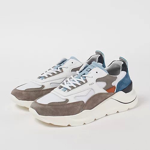 【エクラ/eclat】のスニーカー FUGA インテリア・キッズ・メンズ・レディースファッション・服の通販 founy(ファニー) 　ファッション　Fashion　レディースファッション　WOMEN　インソール　Insole　オレンジ　Orange　スニーカー　Sneakers　バランス　Balance　人気　Popularity　別注　Special Order　定番　Standard　ブルー&#215;グレージュ|ID: prp329100002730148 ipo3291000000032185891