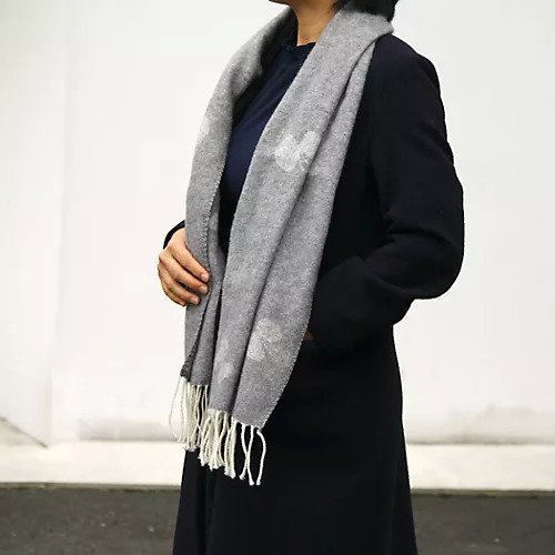 【クリッパン/KLIPPAN】の【mina perhonen KLIPPAN】ウールロングマフラー CHOUCHO 人気、トレンドファッション・服の通販 founy(ファニー) 　ファッション　Fashion　レディースファッション　WOMEN　マフラー　Mufflers　カシミア　Cashmere　フィット　Fit　マフラー　Scarf　ロング　Long　エレガント 上品　Elegant　other-3|ID: prp329100002733304 ipo3291000000031304936