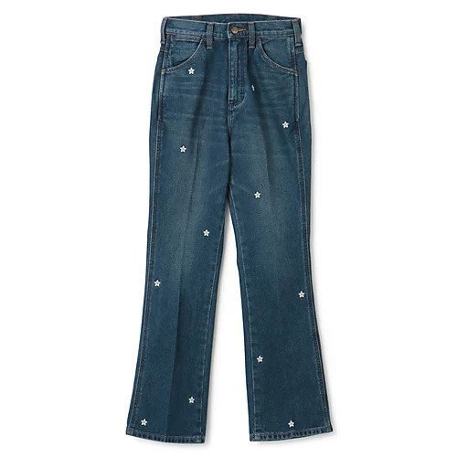 【ラングラー/Wrangler】のFLARE JEAN インテリア・キッズ・メンズ・レディースファッション・服の通販 founy(ファニー) 　ファッション　Fashion　レディースファッション　WOMEN　コーデュロイ　Corduroy　ジーンズ　Jeans　デニム　Denim　フラワー　Flower　フレア　Flare　ヴィンテージ　Vintage　洗える　Washable　EMBROIDERY USED|ID: prp329100002747414 ipo3291000000026508620