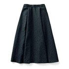 【トゥエルブクローゼット/12closet】の【12classe】【洗える】ジャカードふんわりスカート ブラック|ID: prp329100002749958 ipo3291000000029425029