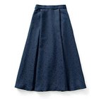 【トゥエルブクローゼット/12closet】の【12classe】【洗える】ジャカードふんわりスカート ネイビー|ID: prp329100002749958 ipo3291000000029425030