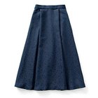 【トゥエルブクローゼット/12closet】の【12classe】【洗える】ジャカードふんわりスカート ネイビー|ID: prp329100002749958 ipo3291000000032164797
