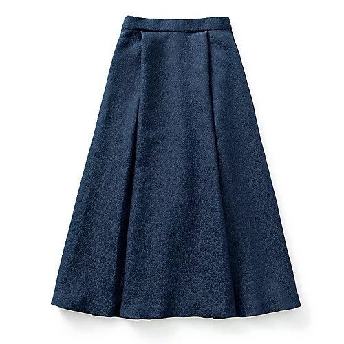 【トゥエルブクローゼット/12closet】の【12classe】【洗える】ジャカードふんわりスカート インテリア・キッズ・メンズ・レディースファッション・服の通販 founy(ファニー) 　ファッション　Fashion　レディースファッション　WOMEN　スカート　Skirt　ジップ　Zip　ジャカード　Jacquard　ドレープ　Drape　ロング　Long　洗える　Washable　ネイビー|ID: prp329100002749958 ipo3291000000032164797