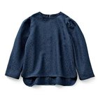【トゥエルブクローゼット/12closet】の【12classe】【洗える】ジャカードギャザーブラウス ネイビー|ID: prp329100002749999 ipo3291000000032164341