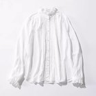 【シンメ/SINME】のスカラエンブロイダリーシャツ ホワイト×ホワイト|ID: prp329100002760604 ipo3291000000036305377