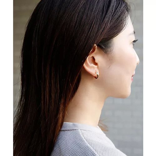 【コレカラ/collecala】のノンホール・2連クロス樹脂フープイヤリング 人気、トレンドファッション・服の通販 founy(ファニー) 　ファッション　Fashion　レディースファッション　Fashion for Women　ジュエリー　Jewelry　ファッションリング　Fashion Rings　イヤリング・フープ・ドロップタイプ　Hoop, Drop & Clip Earrings　イヤリング　Earrings　シンプル　Simple, Minimal　フープ　Hoop, Hoop Earrings　エレガント 上品　Elegant　other-2|ID: prp329100002778066 ipo3291000000031305680