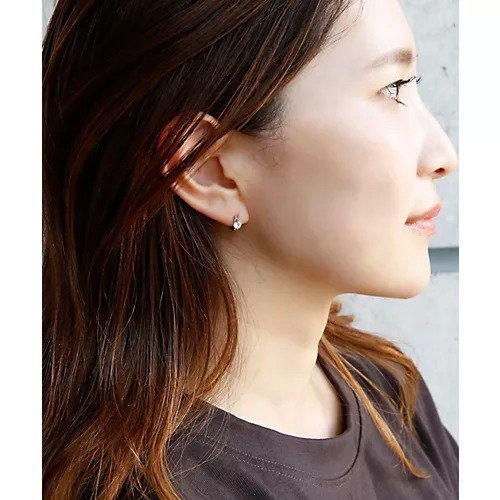 【コレカラ/collecala】の1粒ストーンのワンタッチミニフープピアス 人気、トレンドファッション・服の通販 founy(ファニー) 　ファッション　Fashion　レディースファッション　Fashion for Women　おすすめ　Recommended / Our Picks　シンプル　Simple, Minimal　ストーン　Stone, Gem-Like　フィット　Fit, Slim Fit　other-3|ID: prp329100002782277 ipo3291000000035002493