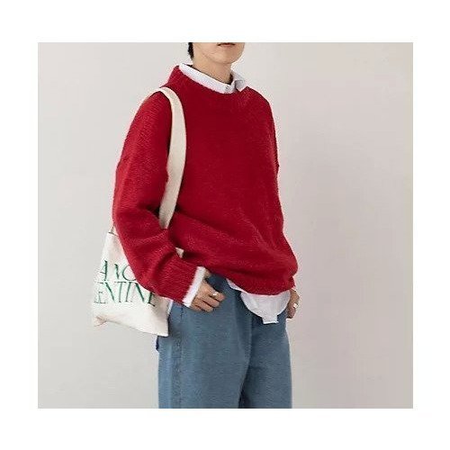 【マージュール/marjour】のKUSUMI COLOR KNIT PULLOVER インテリア・キッズ・メンズ・レディースファッション・服の通販 founy(ファニー) 　ファッション　Fashion　レディースファッション　WOMEN　トップス・カットソー　Tops/Tshirt　ニット　Knit Tops　プルオーバー　Pullover　インナー　Inner　秋　Autumn/Fall　ジャケット　Jacket　ストレッチ　Stretch　デニム　Denim　バランス　Balance　冬　Winter　おすすめ　Recommend　RED|ID: prp329100002824822 ipo3291000000023438275