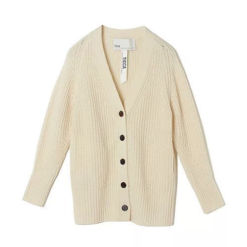 【ティッカ/TICCA】のVネックカーディガン インテリア・キッズ・メンズ・レディースファッション・服の通販 founy(ファニー) ファッション Fashion レディースファッション Fashion for Women トップス・カットソー Cut & Sew Tops カーディガン・羽織り Layered Style Cardigans Vネックトップス V-Neck Tops / V-Cut Neckline Shirts カーディガン Cardigan, Knitwear クラシック Classic, Timeless Style シルク Silk, 100% Silk アイボリー|ID: prp329100002827648 ipo3291000000035297557