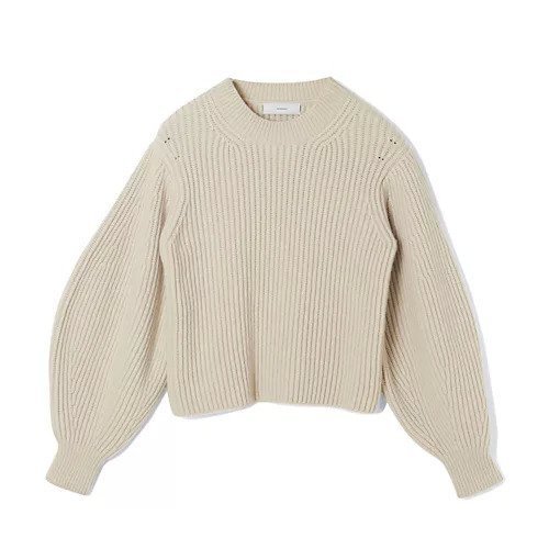 【ラシュモン/Lachement】の畦編み袖ボリュームニット 人気、トレンドファッション・服の通販 founy(ファニー) 　ファッション　Fashion　レディースファッション　WOMEN　トップス・カットソー　Tops/Tshirt　ニット　Knit Tops　畦編みニット　Cardigan Stitch　ロング　Long　畦　Ridge　 other-1|ID: prp329100002827679 ipo3291000000026508118