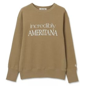 【リタジーンズトーキョー/RITA JEANS TOKYO】の【AMERICANA】コラボAMERITANA INCREDIBLY スウェット 人気、トレンドファッション・服の通販 founy(ファニー) ファッション Fashion レディースファッション Fashion for Women トップス・カットソー Cut & Sew Tops レディースパーカー・カジュアルフーディー Casual Hoodies & Sweatshirts スウェット・クルーネックトップス Sweatshirts & Crewnecks / Relaxed Fit Sweat Tops コラボ Collaboration, Collab スウェット / スエット Sweatshirt, Sweatwear フロント Front, Front Design ベーシック Basic, Essential 洗える Machine Washable 長袖 Long Sleeve, Full Sleeve |ID:prp329100002844558