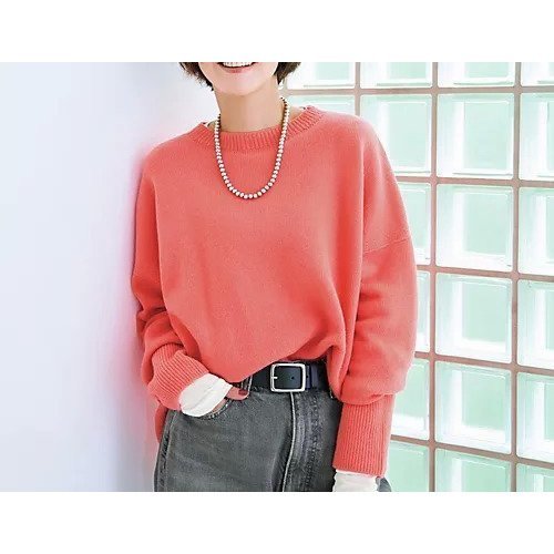 【トゥエルブクローゼット/12closet】の【福田麻琴さんコラボ】【洗える】クルーネックホールガーメントニット 人気、トレンドファッション・服の通販 founy(ファニー) 　ファッションモデル・俳優・女優　Models　女性　Women　福田麻琴　Fukuda Makoto　ファッション　Fashion　レディースファッション　Fashion for Women　トップス・カットソー　Cut & Sew Tops　ニット　Knit Tops & Sweaters　コラボ　Collaboration, Collab　コンパクト　Compact, Small Size　ベーシック　Basic, Essential　洗える　Machine Washable　other-3|ID: prp329100002844613 ipo3291000000034464155