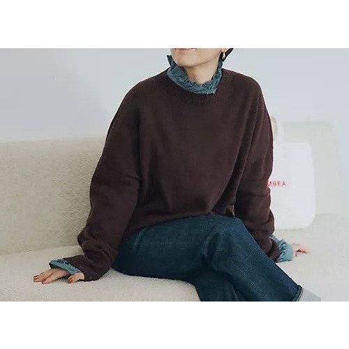 【トゥエルブクローゼット/12closet】の【福田麻琴さんコラボ】【洗える】クルーネックホールガーメントニット 人気、トレンドファッション・服の通販 founy(ファニー) ファッションモデル・俳優・女優 Models 女性 Women 福田麻琴 Fukuda Makoto ファッション Fashion レディースファッション Fashion for Women トップス・カットソー Cut & Sew Tops ニット Knit Tops & Sweaters コラボ Collaboration, Collab バランス Balance, Style Balance ホールガーメント WholeGarment, Seamless Knit 洗える Machine Washable other-3|ID: prp329100002844613 ipo3291000000036152415