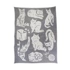 【ラプアン カンクリ/LAPUAN KANKURIT / GOODS】のウールブランケット「KISSANPAIVAT」130x180cm グレー/ホワイト|ID: prp329100002864108 ipo3291000000034398506