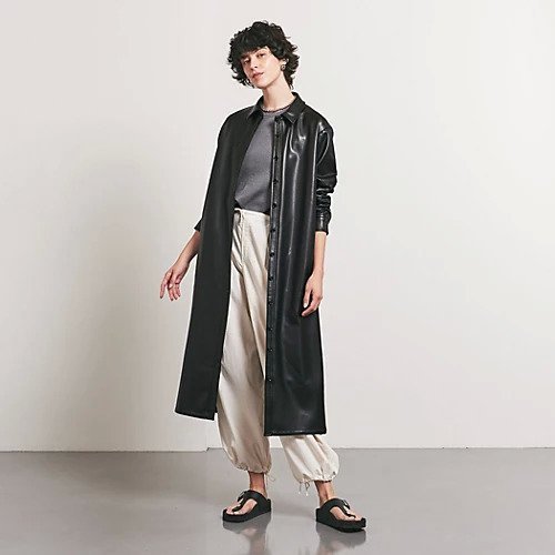 【ユナイテッドアローズ/UNITED ARROWS】のフェイクレザー ワンピース 人気、トレンドファッション・服の通販 founy(ファニー) 　ファッション　Fashion　レディースファッション　WOMEN　ワンピース　Dress　コーティング　Coating　フェイクレザー　Faux Leather　ヨガ　Yoga　おすすめ　Recommend　 other-1|ID: prp329100002876501 ipo3291000000023612466