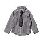 【シューラルー/SHOO LA RUE / KIDS】の【110-140cm/プチセレ】ネクタイ付きシャツ ブラック|ID: prp329100002908536 ipo3291000000029588725