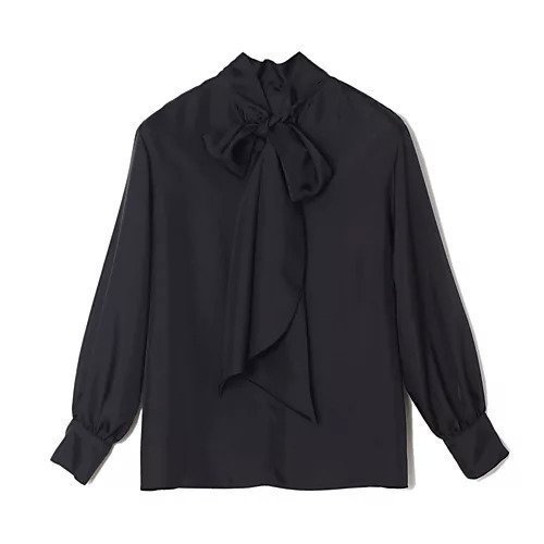 【エクラ/eclat】の前後2WAYボウタイブラウス 人気、トレンドファッション・服の通販 founy(ファニー) 　ファッション　Fashion　レディースファッション　Fashion for Women　トップス・カットソー　Cut & Sew Tops　シャツ・ブラウス・オフィスカジュアル　Elegant Blouses & Button-Ups　カフス　Cuff Design　クール　Cool, Chic　シンプル　Simple, Minimal　バランス　Balance, Style Balance　フェミニン　Feminine, Girly　ボトム　Bottoms, Lower Wear　エレガント 上品　Elegant　別注　Limited Edition, Custom Order　定番　Standard, Basic Item　洗える　Machine Washable　 other-1|ID: prp329100002922671 ipo3291000000035653235