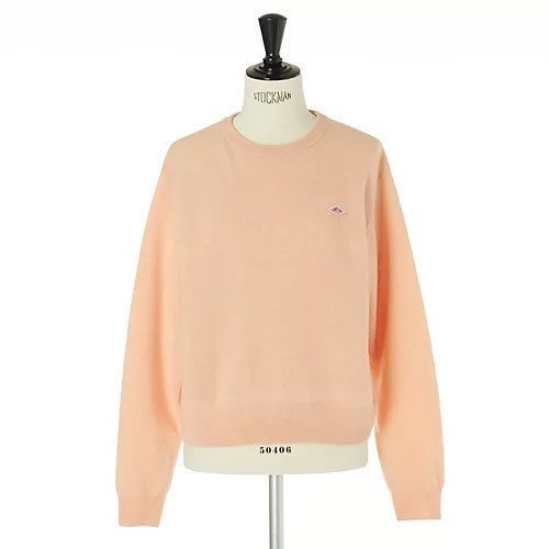 【ダントン/DANTON】のクルーネックニット インテリア・キッズ・メンズ・レディースファッション・服の通販 founy(ファニー) 　ファッション　Fashion　レディースファッション　WOMEN　トップス・カットソー　Tops/Tshirt　ニット　Knit Tops　なめらか　Smooth　イエロー　Yellow　ベーシック　Basic　ロング　Long　今季　This Season　サーモンピンク|ID: prp329100002937779 ipo3291000000031714910