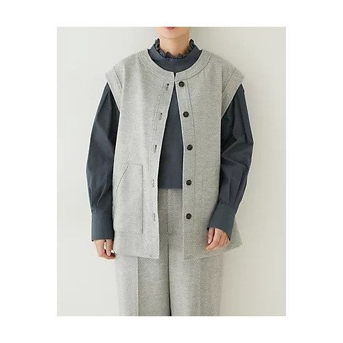 【ヒューマンウーマン/HUMAN WOMAN】の≪arrive 5e≫レイヤードジレ 人気、トレンドファッション・服の通販 founy(ファニー) 　ファッション　Fashion　レディースファッション　WOMEN　アウター　Coat Outerwear　トップス・カットソー　Tops/Tshirt　ベスト/ジレ　Gilets/Vests　おすすめ　Recommend　インナー　Inner　クラシック　Classic　スタンダード　Standard　セットアップ　Set Up　ツイード　Tweed　トレンド　Trend　ベスト　Vest　ポケット　Pocket　 other-1|ID: prp329100002937789 ipo3291000000030682669