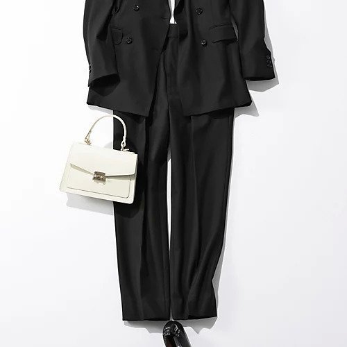 【スアデオ/suadeo】の【made by RING JACKET】 ツープリーツパンツ 人気、トレンドファッション・服の通販 founy(ファニー) 　ファッション　Fashion　レディースファッション　WOMEN　アウター　Coat Outerwear　ジャケット　Jackets　イタリア　Italy　軽量　Lightweight　ジャケット　Jacket　セットアップ　Set Up　ダブル　Double　テーパード　Tapered　ドレープ　Drape　ハンド　Hand　パターン　Pattern　ワーク　Work　other-2|ID: prp329100002956482 ipo3291000000031257176