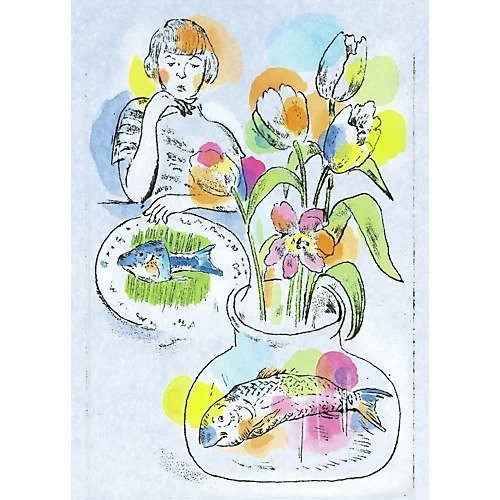 【山本容子作/Yamamoto Yoko / GOODS】の『春の宵』銅版画 手彩色 人気、トレンドファッション・服の通販 founy(ファニー) 　雑誌掲載アイテム　Magazine Items　ファッション雑誌　Fashion Magazines　エクラ　eclat　1月号　January Issue　春　Spring　雑誌　Magazine　チューリップ　Tulip　 other-1|ID: prp329100002996844 ipo3291000000029595929