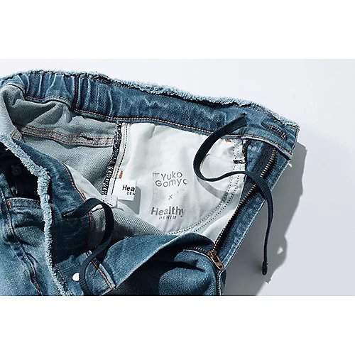 【ヘルシーデニム/Healthy Denim】の【五明祐子さんコラボ】H.Salt イージーデニムパンツ(インベル付き) 人気、トレンドファッション・服の通販 founy(ファニー) 　ファッション　Fashion　レディースファッション　WOMEN　パンツ　Pants　デニムパンツ　Denim Pants　カットオフ　Cut Off　コラボ　Collaboration　デニム　Denim　ドローコード　Draw Cord　フィット　Fit　夏　Summer　定番　Standard　洗える　Washable　軽量　Lightweight　other-2|ID: prp329100002996886 ipo3291000000031303030