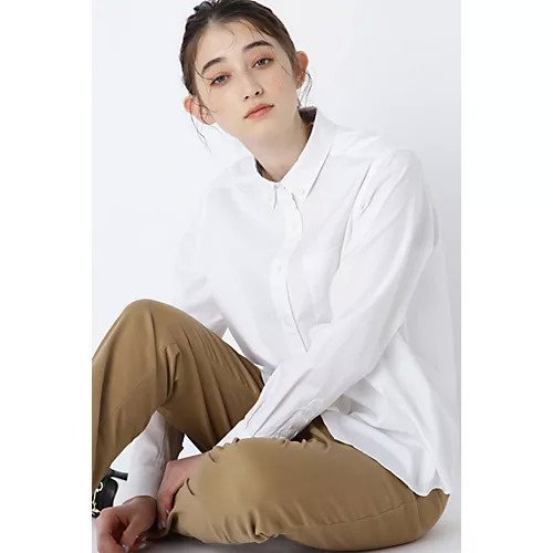 【ヒューマンウーマン/HUMAN WOMAN】のボタンダウンシャツ インテリア・キッズ・メンズ・レディースファッション・服の通販 founy(ファニー) https://founy.com/ ファッション Fashion レディースファッション WOMEN トップス・カットソー Tops/Tshirt シャツ/ブラウス Shirts/Blouses スタンダード Standard |ID: prp329100003000824 ipo3291000000030682674