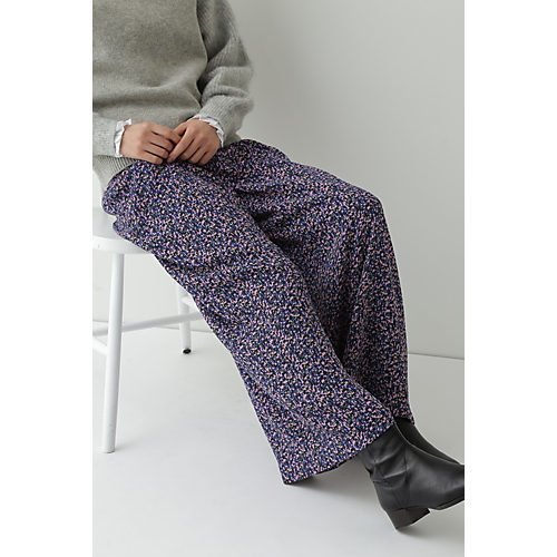 【ヒューマンウーマン/HUMAN WOMAN】のプリントワイドパンツ インテリア・キッズ・メンズ・レディースファッション・服の通販 founy(ファニー) https://founy.com/ ファッション Fashion レディースファッション WOMEN パンツ Pants おすすめ Recommend ジョーゼット Georgette スタンダード Standard ダブル Double プリント Print エレガント 上品 Elegant A/W・秋冬 Aw・Autumn/Winter・Fw・Fall-Winter |ID: prp329100003007738 ipo3291000000030966979