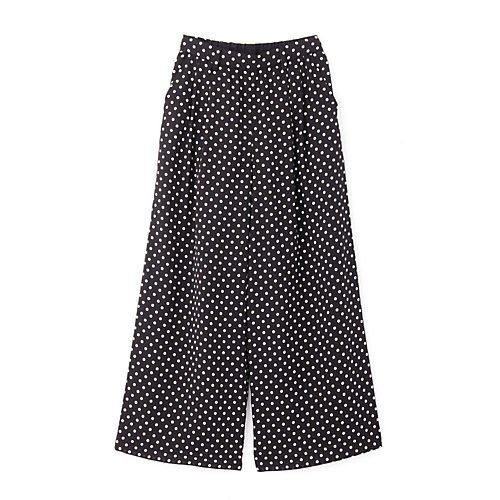 【ヒューマンウーマン/HUMAN WOMAN】のプリントワイドパンツ 人気、トレンドファッション・服の通販 founy(ファニー) 　ファッション　Fashion　レディースファッション　WOMEN　パンツ　Pants　おすすめ　Recommend　ジョーゼット　Georgette　スタンダード　Standard　ダブル　Double　プリント　Print　エレガント 上品　Elegant　A/W・秋冬　Aw・Autumn/Winter・Fw・Fall-Winter　other-2|ID: prp329100003007738 ipo3291000000031258112