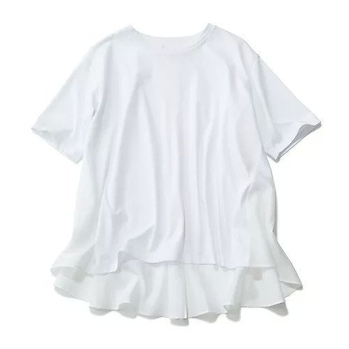 【アダワス/ADAWAS】のバックフレアプルオーバー 人気、トレンドファッション・服の通販 founy(ファニー) 　ファッション　Fashion　レディースファッション　WOMEN　トップス・カットソー　Tops/Tshirt　プルオーバー　Pullover　バッグ　Bag　クール　Cool　シンプル　Simple　ドッキング　Docking　フレア　Flare　フロント　Front　夏　Summer　洗える　Washable　other-3|ID: prp329100003009763 ipo3291000000031293067