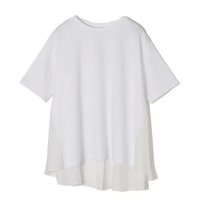 【アダワス/ADAWAS】のバックフレアプルオーバー 人気、トレンドファッション・服の通販 founy(ファニー) ファッション Fashion レディースファッション Fashion for Women トップス・カットソー Cut & Sew Tops カジュアルプルオーバー・ニットトップス Pullovers & Knit Tops / Casual Pullovers バッグ Bags クール Cool, Chic シンプル Simple, Minimal ドッキング Docking, Mixed Material フレア Flare, Flared フロント Front, Front Design 夏 Summer 洗える Machine Washable |ID:prp329100003009763
