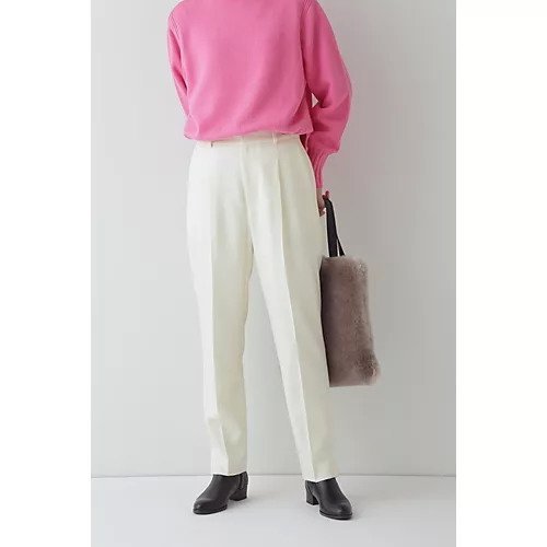 【ヒューマンウーマン/HUMAN WOMAN】のサイドスリットパンツ インテリア・キッズ・メンズ・レディースファッション・服の通販 founy(ファニー) https://founy.com/ ファッション Fashion レディースファッション Fashion for Women パンツ Pants & Trousers おすすめ Recommended / Our Picks スタンダード Standard, Basic ストレート Straight, Straight Cut スリット Slit, Slit Detail センター Center, Center Line ベーシック Basic, Essential 冬 Winter / This Winter |ID: prp329100003014712 ipo3291000000034543932