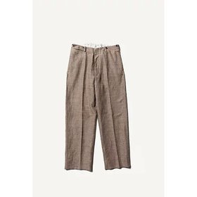 【アプレッセ/A.PRESSE / MEN】のDead Stock Linen Trousers 人気、トレンドファッション・服の通販 founy(ファニー) ファッション Fashion メンズファッション MEN サスペンダー Suspenders シャンブレー Chambray ジャケット Jacket ストライプ Stripe テーパード Tapered ネップ Nep Yarn プリント Print リネン Linen ループ Loop ワーク Work ヴィンテージ Vintage |ID:prp329100003046626