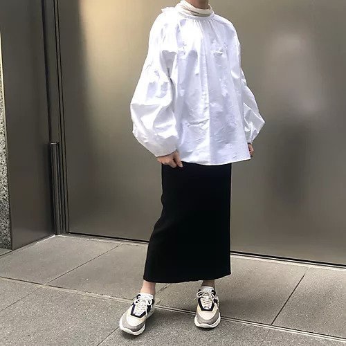 【エクラ/eclat】の前後2WAYブラウス 人気、トレンドファッション・服の通販 founy(ファニー) 　ファッション　Fashion　レディースファッション　WOMEN　トップス・カットソー　Tops/Tshirt　シャツ/ブラウス　Shirts/Blouses　ギャザー　Gather　スタンド　Stand　人気　Popularity　別注　Special Order　洗える　Washable　other-3|ID: prp329100003047111 ipo3291000000031305474