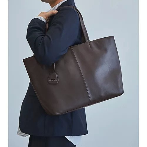 【グリーンレーベルリラクシング/green label relaxing / UNITED ARROWS / MEN】のSC GLR ファンクショナル レザー トートバッグ V2 インテリア・キッズ・メンズ・レディースファッション・服の通販 founy(ファニー) 　ファッション　Fashion　メンズファッション　MEN　バッグ　Bag/Men　トートバッグ　Tote Bags　ウォレット　Wallet　クッション　Cushion　傘　Umbrella　定番　Standard　ポケット　Pocket　マグネット　Magnet　メッシュ　Mesh　ビジネス 仕事 通勤　Business　DK.BROWN|ID: prp329100003052702 ipo3291000000029232073