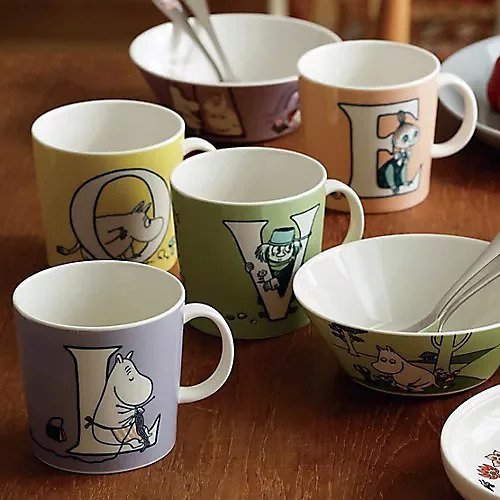 【ムーミン バイ アラビア/MOOMIN by ARABIA / GOODS】の【ムーミン アルファベットコレクション】 マグ 0.4L 人気、トレンドファッション・服の通販 founy(ファニー) 　イラスト　Illustration　キャラクター　Character　コレクション　Collection　other-2|ID: prp329100003076580 ipo3291000000031272679