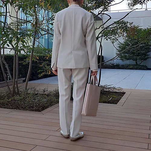 【エムセブンデイズ/M7days】のノーカラージャケット 人気、トレンドファッション・服の通販 founy(ファニー) 　ファッション　Fashion　レディースファッション　WOMEN　アウター　Coat Outerwear　ジャケット　Jackets　ノーカラージャケット　No Collar Leather Jackets　シンプル　Simple　ジャケット　Jacket　スーツ　Suit　洗える　Washable　other-3|ID: prp329100003080583 ipo3291000000031260258