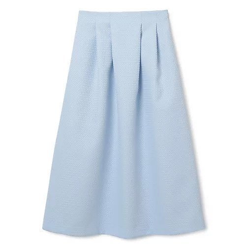 【エムセブンデイズ/M7days】のジャカードタックスカート インテリア・キッズ・メンズ・レディースファッション・服の通販 founy(ファニー) 　ファッション　Fashion　レディースファッション　Fashion for Women　スカート　Skirts　シンプル　Simple, Minimal　ジャケット　Jacket, Outerwear　スウェット / スエット　Sweatshirt, Sweatwear　バランス　Balance, Style Balance　パーカー　Hoodie, Parka　フォーマル　Formal, Dressy　洗える　Machine Washable　ブルー|ID: prp329100003080896 ipo3291000000034955074