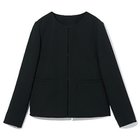 【トゥエルブクローゼット/12closet】の【12classe】【洗える】ノーカラージャケット ブラック|ID: prp329100003137660 ipo3291000000029634407