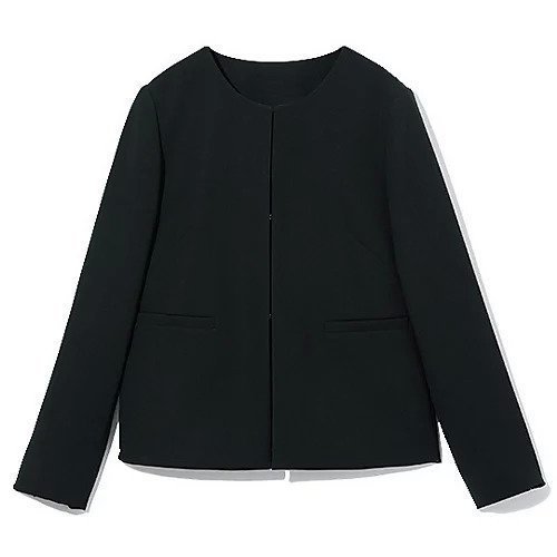 【トゥエルブクローゼット/12closet】の【12classe】【洗える】ノーカラージャケット インテリア・キッズ・メンズ・レディースファッション・服の通販 founy(ファニー) https://founy.com/ ファッション Fashion レディースファッション Fashion for Women アウター Coat Outerwear ジャケット Jackets ノーカラージャケット Collarless Jackets インナー Innerwear コンパクト Compact, Small Size シンプル Simple, Minimal ジャケット Jacket, Outerwear タートルネック Turtleneck, High Neck フリル Frill, Ruffle 洗える Machine Washable |ID: prp329100003137660 ipo3291000000030972556