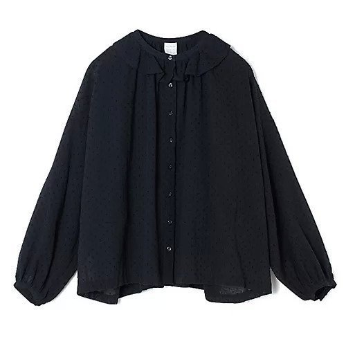 【トゥエルブクローゼット/12closet】の【石上美津江さんコラボ】【洗える】コットンカットボイル衿フリルブラウス 人気、トレンドファッション・服の通販 founy(ファニー) 　ファッション　Fashion　レディースファッション　WOMEN　トップス・カットソー　Tops/Tshirt　シャツ/ブラウス　Shirts/Blouses　コラボ　Collaboration　ジャカード　Jacquard　ドット　Dot　フリル　Frills　ラッフル　Raffle　ヴィンテージ　Vintage　洗える　Washable　 other-1|ID: prp329100003138183 ipo3291000000025203940