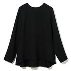 【トゥエルブクローゼット/12closet】の【12classe】【洗える】切り替えフレアブラウス ブラック|ID: prp329100003138184 ipo3291000000036258936