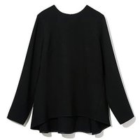 【トゥエルブクローゼット/12closet】の【12classe】【洗える】切り替えフレアブラウス 人気、トレンドファッション・服の通販 founy(ファニー) ファッション Fashion レディースファッション Fashion for Women トップス・カットソー Cut & Sew Tops シャツ・ブラウス・オフィスカジュアル Elegant Blouses & Button-Ups おすすめ Recommended / Our Picks シンプル Simple, Minimal ドレープ Drape, Draping Fabric ネックレス Necklace, Pendant Necklace フレア Flare, Flared ブローチ Brooch, Pin Brooch ラウンド Round, Round Neck エレガント 上品 Elegant 洗える Machine Washable |ID:prp329100003138184