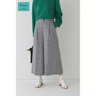 【ヒューマンウーマン/HUMAN WOMAN】のチェックワイドパンツ モノトーンギンガム|ID: prp329100003141105 ipo3291000000030966638