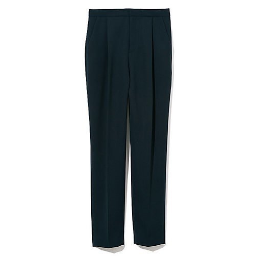 【トゥエルブクローゼット/12closet】の【12classe】【洗える】後ろゴムテーパードパンツ インテリア・キッズ・メンズ・レディースファッション・服の通販 founy(ファニー) 　ファッション　Fashion　レディースファッション　Fashion for Women　パンツ　Pants & Trousers　ギャザー　Gathered, Ruffled　センター　Center, Center Line　フラット　Flat, Flat Shoes　洗える　Machine Washable　ネイビー|ID: prp329100003142446 ipo3291000000030966295