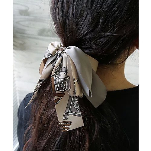 【コレカラ/collecala】のレイヤード スカーフリボン バナナクリップ インテリア・キッズ・メンズ・レディースファッション・服の通販 founy(ファニー) https://founy.com/ ファッション Fashion レディースファッション Fashion for Women おすすめ Recommended / Our Picks サテン Satin, Glossy Fabric シフォン Chiffon, Lightweight Fabric スカーフ Scarf, Neckwear リボン Ribbon, Bow |ID: prp329100003144130 ipo3291000000031754959